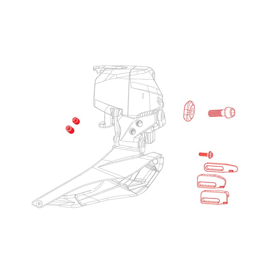 Sram Force eTap AXS Front Derailleur Parts Kit