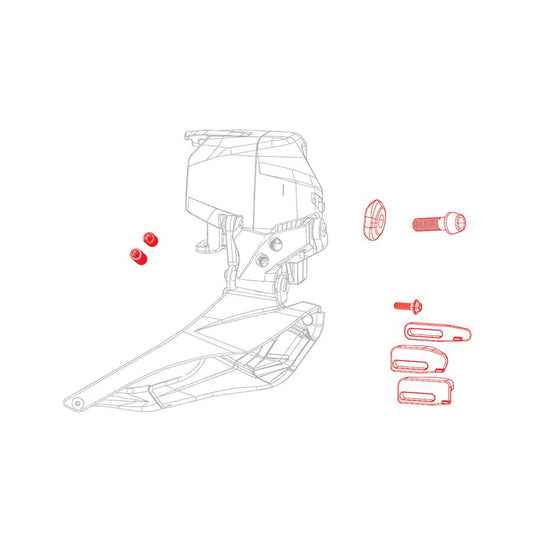 Sram Force eTap AXS Front Derailleur Parts Kit