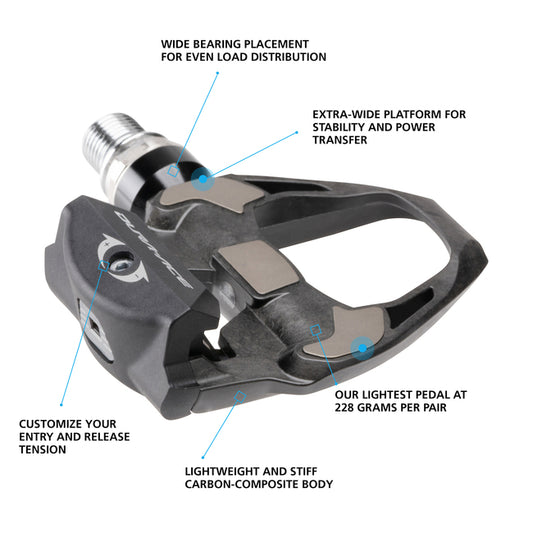 Shimano Dura-Ace SPD-SL Pedals (PD-R9100)