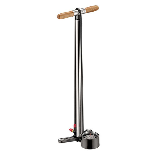 Lezyne Alloy Floor Drive Tall 3.5" Floor Pump Silver