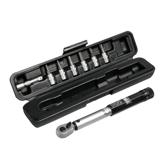 PRO Torque Wrench Adjustable 3-15Nm with Sockets and Extension